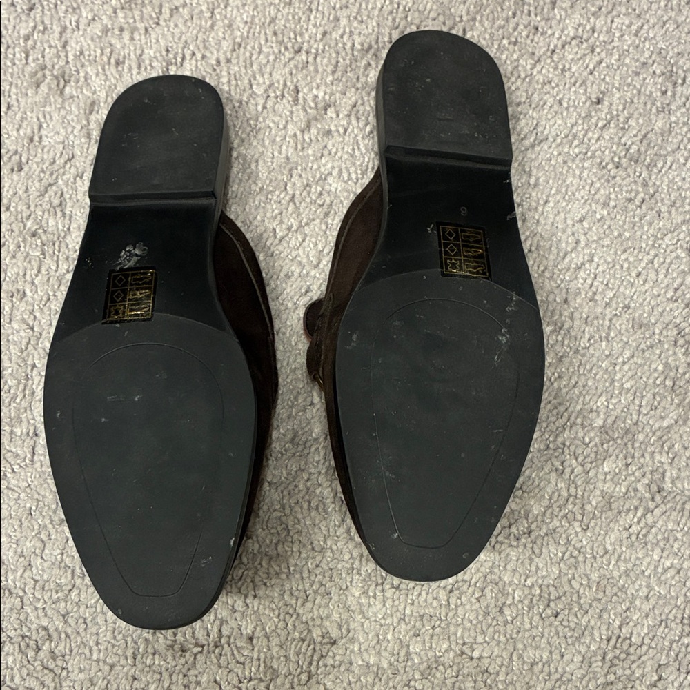 Jeffrey Campbell Brown Suede Mules - Picture 3 of 6